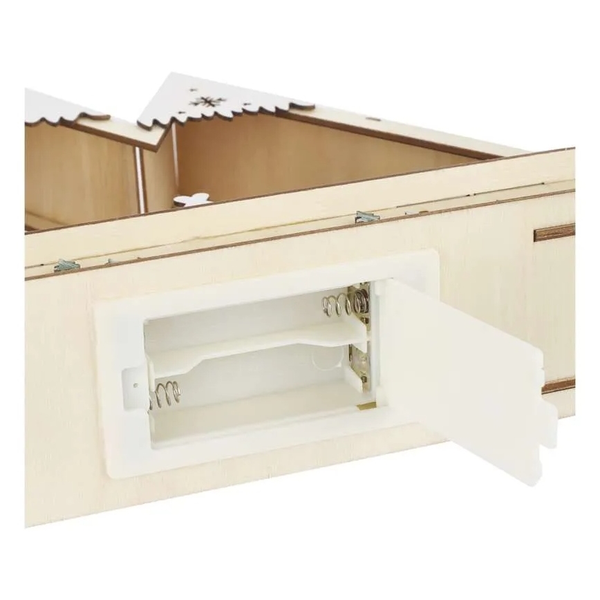 LED kerstdecoratie LED/0,6W/2xAA kerstlandschap