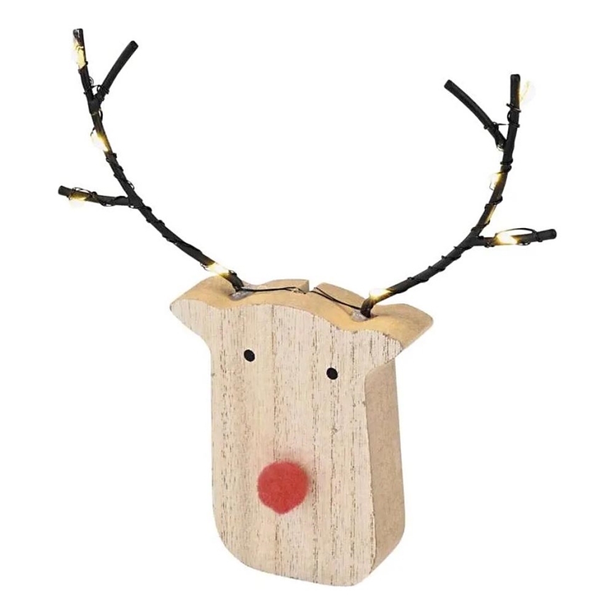 LED kerstdecoratie rendier 8xLED/2xAAA