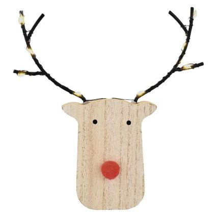 LED kerstdecoratie rendier 8xLED/2xAAA