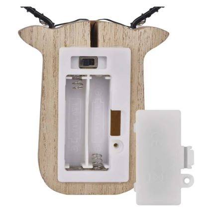 LED kerstdecoratie rendier 8xLED/2xAAA