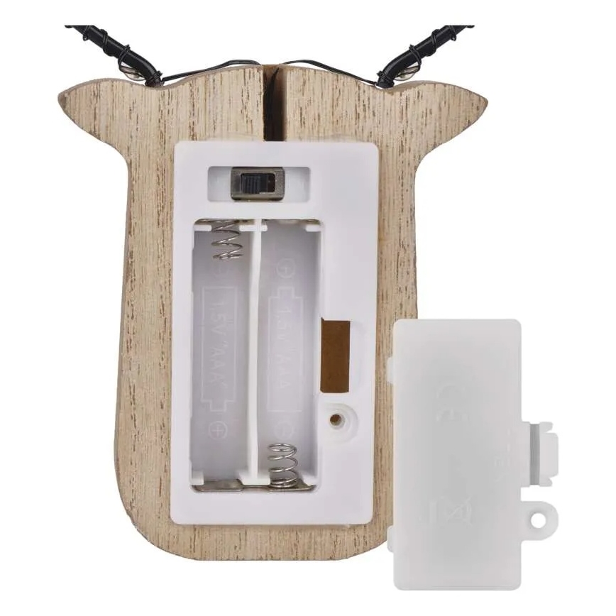 LED kerstdecoratie rendier 8xLED/2xAAA