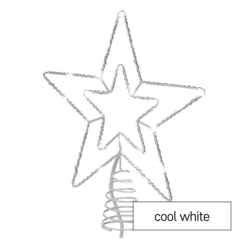 LED Kerstdecoratie voor buiten 30xLED/4W/30V IP44 koud wit