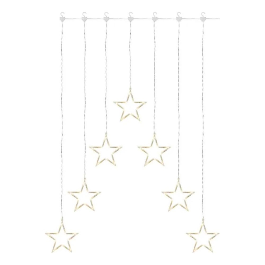 LED kerstgordijn 70xLED/3,6W 567x125 cm warm wit