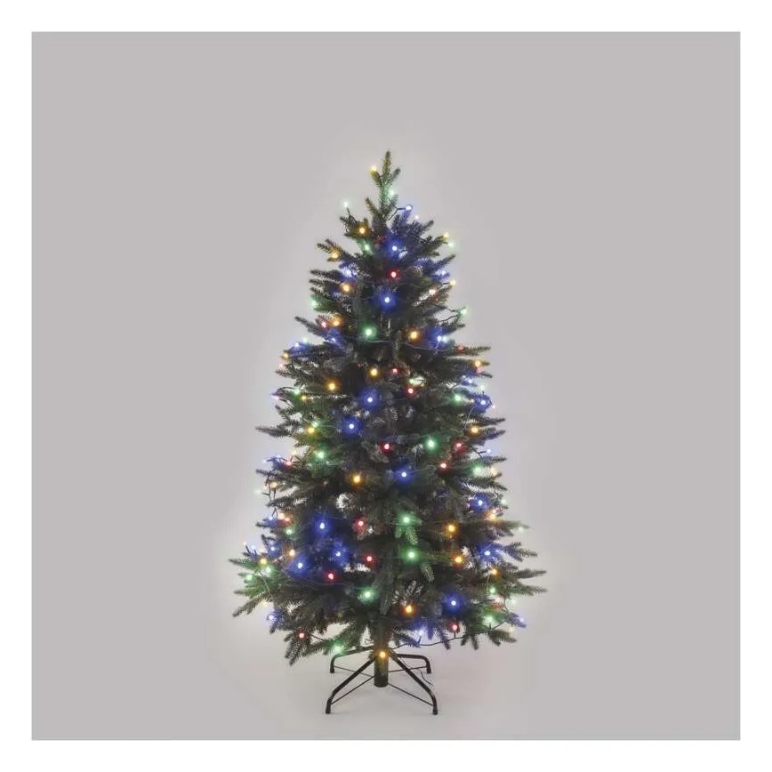 LED kerstlichtsnoer 200xLED/8 functies 25m IP44 meerkleurig