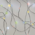 LED kerstlichtsnoer 20xLED/2xAA 2,4m meerkleurig