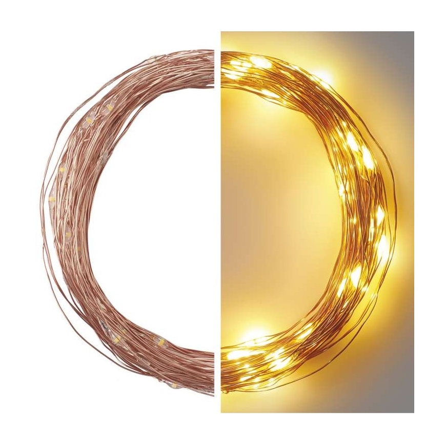 LED kerstlichtsnoer voor buiten 100xLED/15m IP44 warm wit