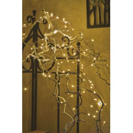 LED kerstlichtsnoer voor buiten 100xLED/15m IP44 warm wit