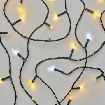 LED kerstlichtsnoer voor buiten 120xLED/2 functies 17m IP44 warmwit/koelwit