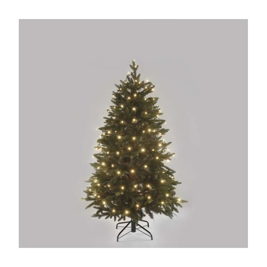 LED kerstlichtsnoer voor buiten 120xLED/3xAA 8,9m IP44 warm wit
