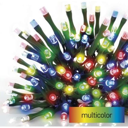 LED kerstlichtsnoer voor buiten 180xLED/23m IP44 meerkleurig