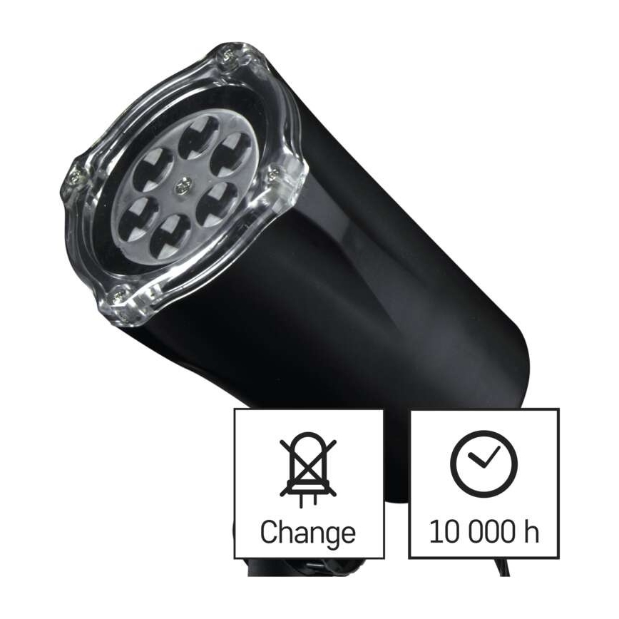 LED kerstprojector voor buiten LED/3,6W/230V IP44 koelwit
