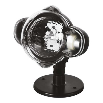 LED kerstprojector voor buiten LED/4W/230V IP44 koud wit