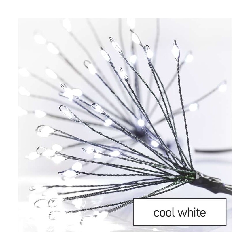 LED-kerstsnoer 450 LEDs, 8+3 m, koel wit