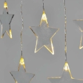 LED kerstsnoer voor buiten 8xLED/5,84m IP44 sterren