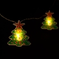 LED kerstverlichting 10xLED/2xAA 1,35 m warm wit voor kerstboom