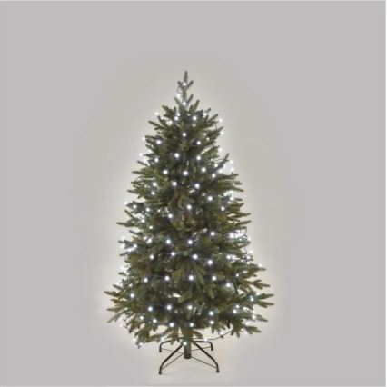 LED kerstverlichting 200 LEDs / 8 functies, 20 m, IP44, koel wit