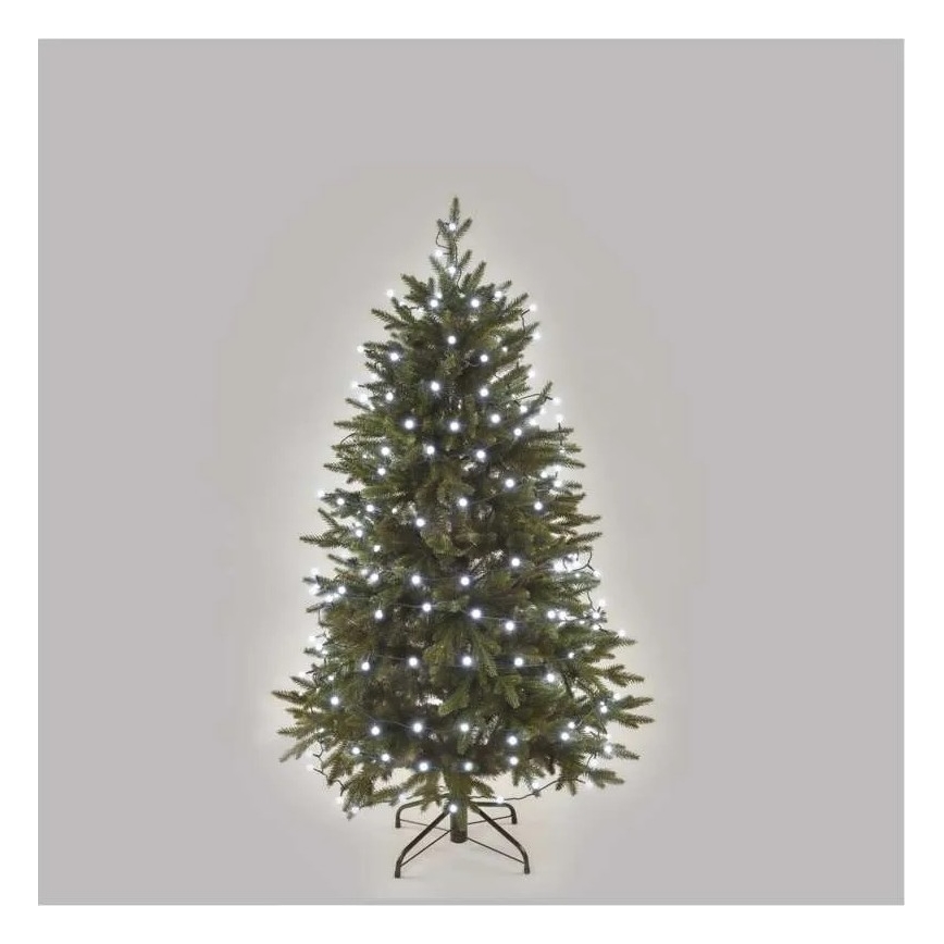 LED kerstverlichting 200 LEDs / 8 functies, 20 m, IP44, koel wit