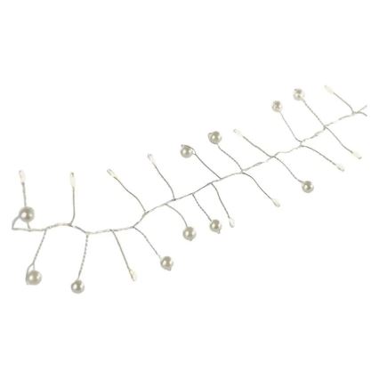 LED-kerstverlichting 40xLED/3xAA 1,5 m warm wit