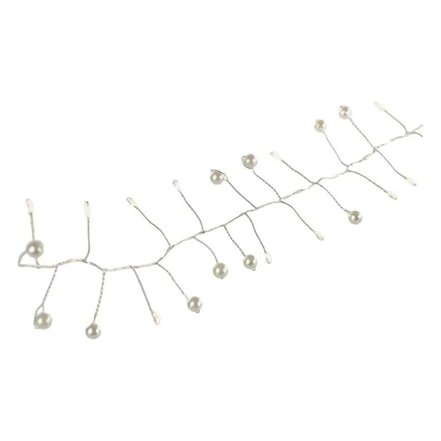 LED-kerstverlichting 40xLED/3xAA 1,5 m warm wit