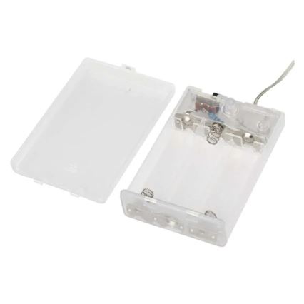 LED-kerstverlichting 40xLED/3xAA 1,5 m warm wit