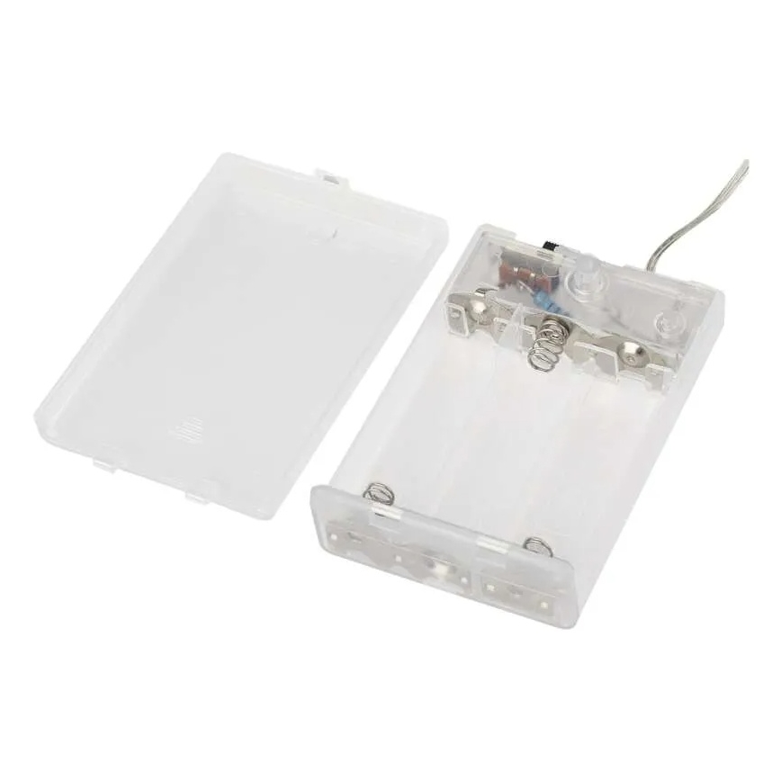 LED-kerstverlichting 40xLED/3xAA 1,5 m warm wit