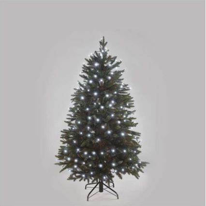 LED kerstverlichting voor buiten 120xLED/17m IP44 koel wit