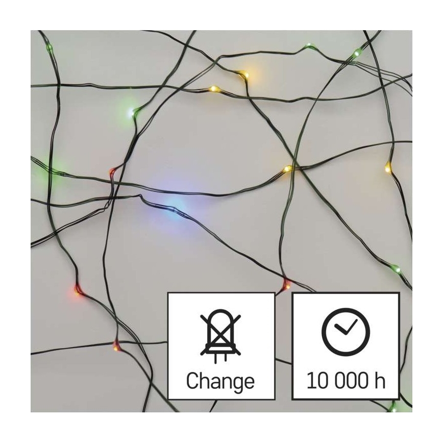 LED kerstverlichting voor buiten 150xLED/20m IP44 meerkleurig