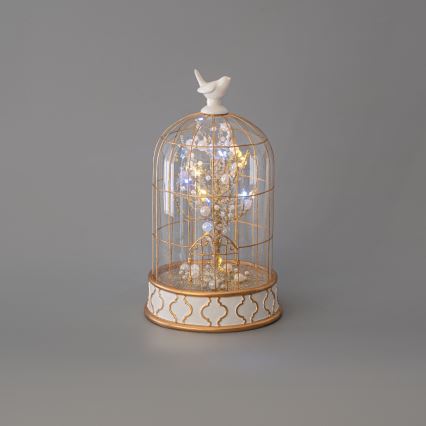 LED Kerstversiering 12xLED/3xAAA warm wit