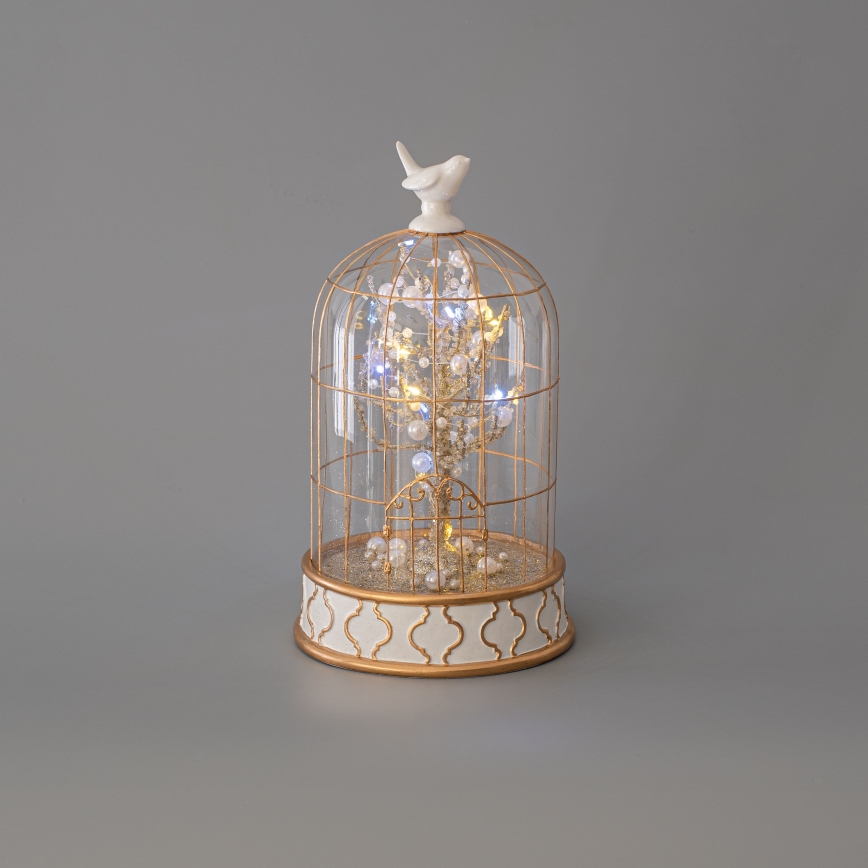 LED Kerstversiering 12xLED/3xAAA warm wit