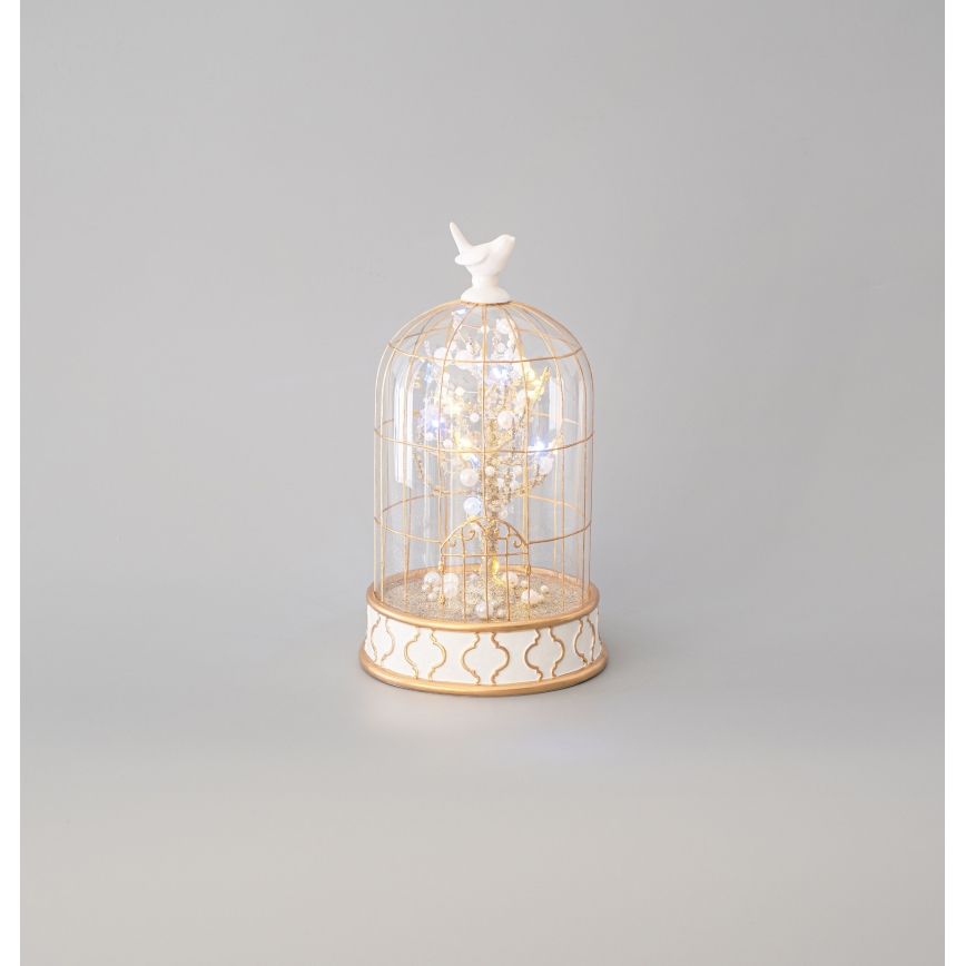 LED Kerstversiering 12xLED/3xAAA warm wit