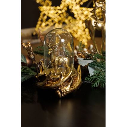 LED Kerstversiering 12xLED/3xAAA warm wit