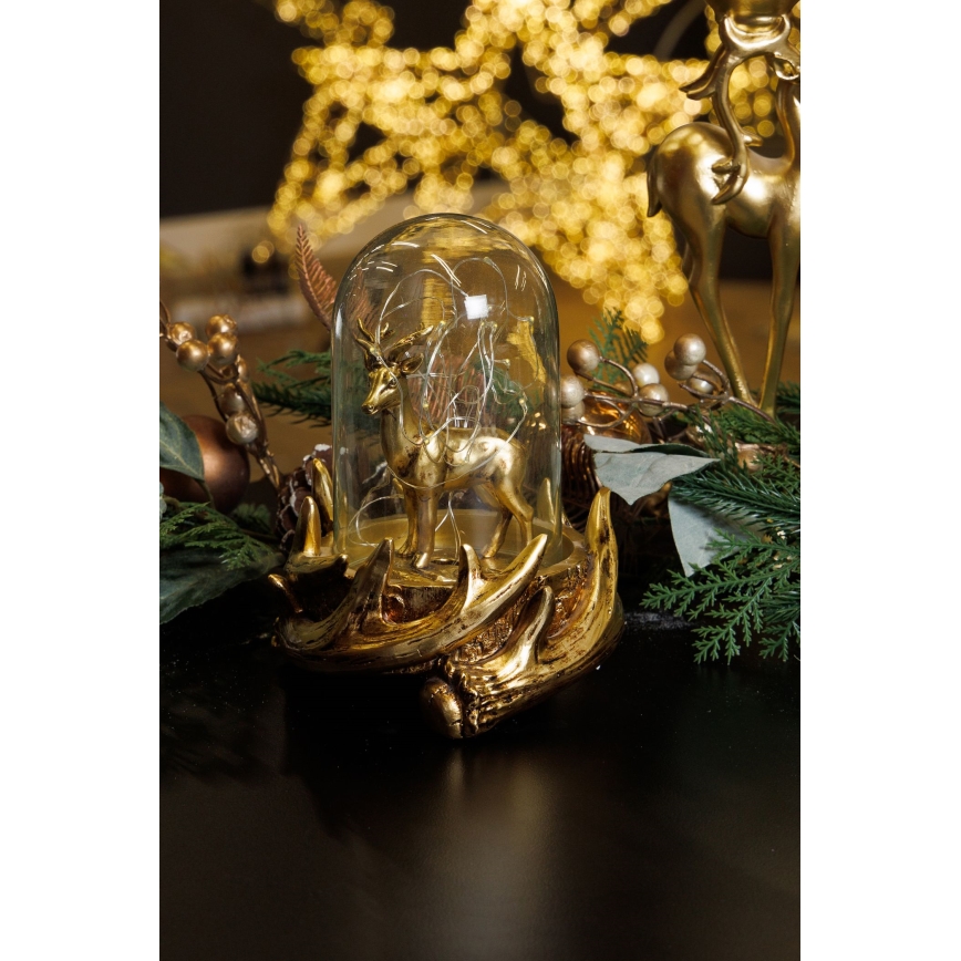 LED Kerstversiering 12xLED/3xAAA warm wit