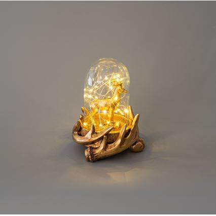 LED Kerstversiering 12xLED/3xAAA warm wit