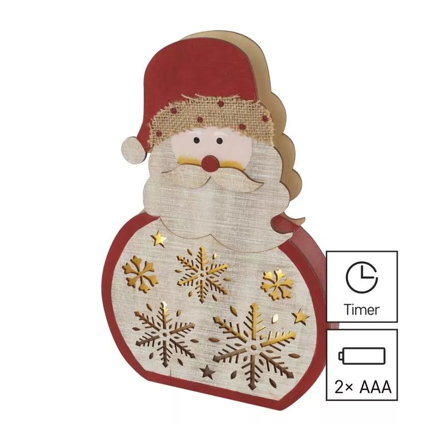 LED Kerstversiering LED/2xAAA Santa