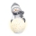 LED Kerstversiering LED/2xLR44/warm wit sneeuwpop met een sneeuwbal