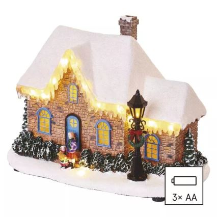LED Kerstversiering LED/3xAA huis