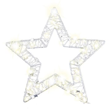 LED Kerstversiering LED/3xAA/warm wit ster