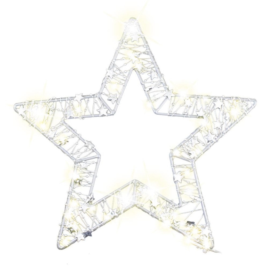 LED Kerstversiering LED/3xAA/warm wit ster