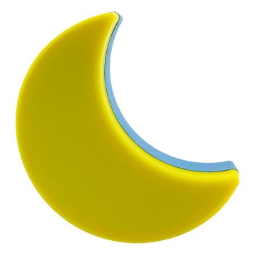 LED Kinder nachtlampje met schemersensor LED/0,5W/230V maantje