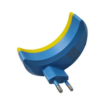 LED Kinder nachtlampje met schemersensor LED/0,5W/230V maantje