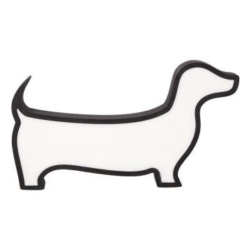 LED Kinderbureau lamp DOG LED/12W/230V zwart