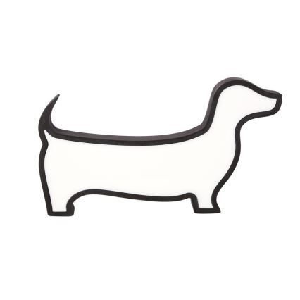 LED Kinderbureau lamp DOG LED/12W/230V zwart