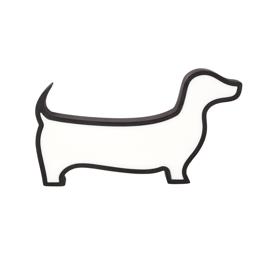 LED Kinderbureau lamp DOG LED/12W/230V zwart