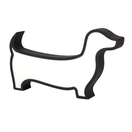 LED Kinderbureau lamp DOG LED/12W/230V zwart