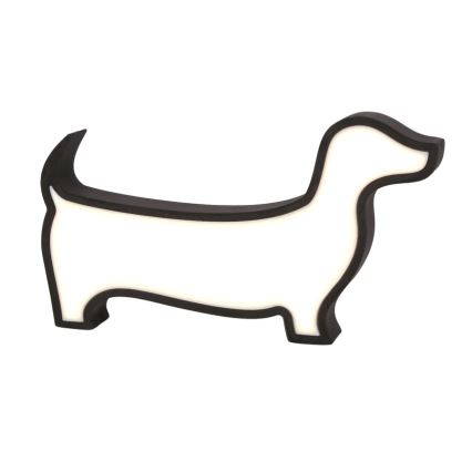 LED Kinderbureau lamp DOG LED/12W/230V zwart