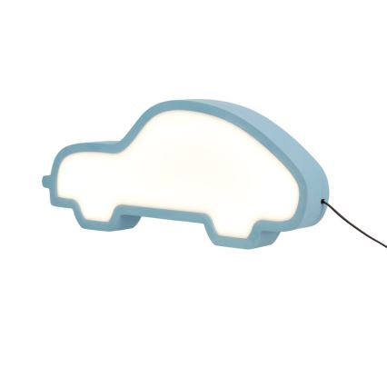 LED kinderbureaulamp CAR LED/11W/230V blauw