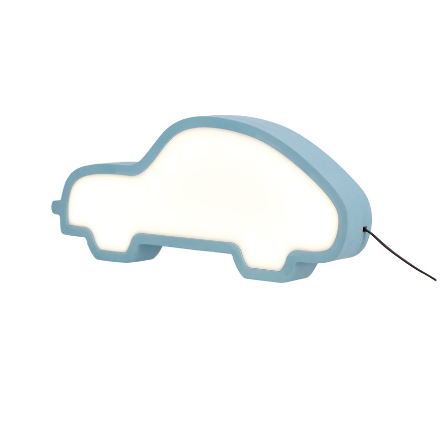 LED kinderbureaulamp CAR LED/11W/230V blauw
