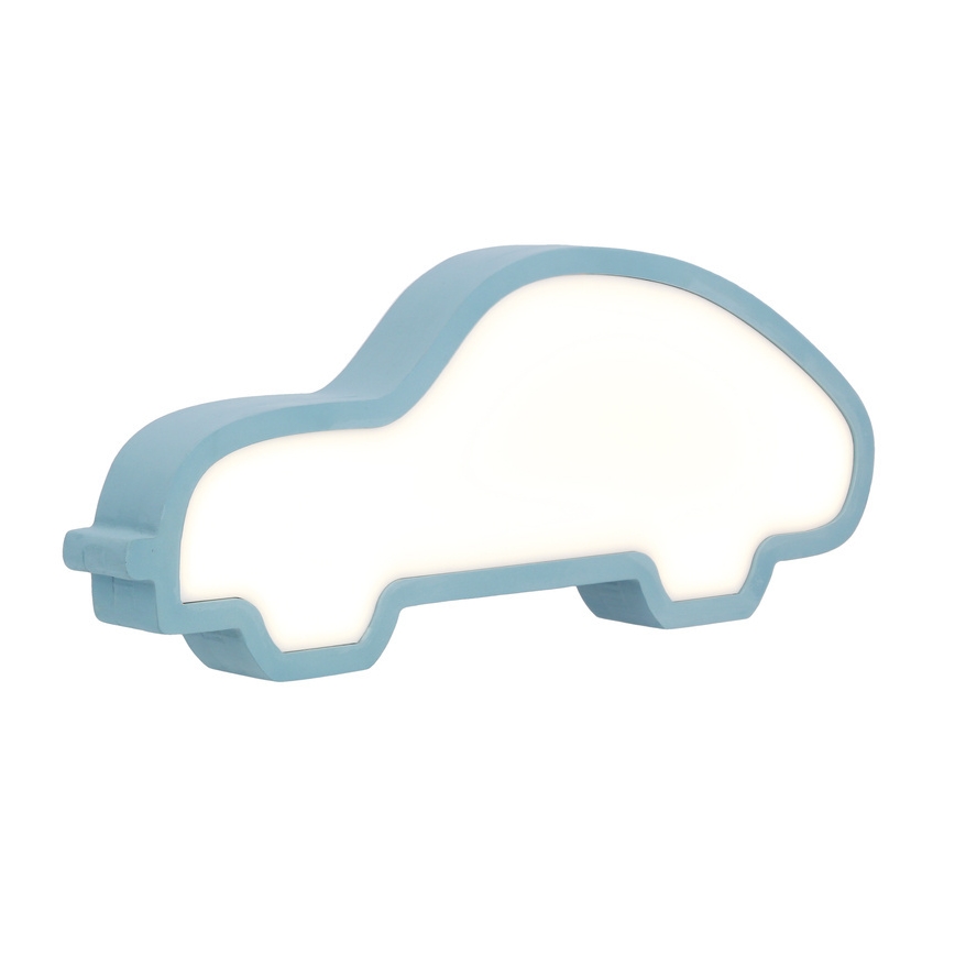 LED kinderbureaulamp CAR LED/11W/230V blauw