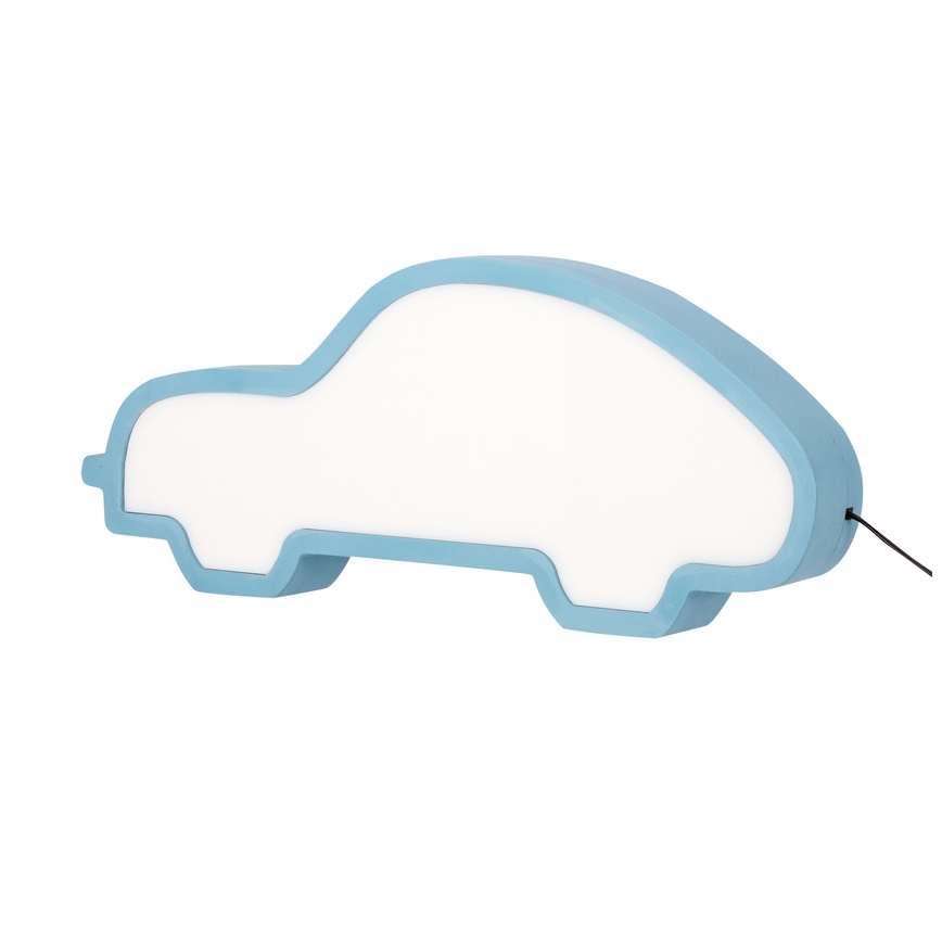 LED kinderbureaulamp CAR LED/11W/230V blauw