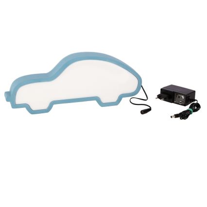 LED kinderbureaulamp CAR LED/11W/230V blauw